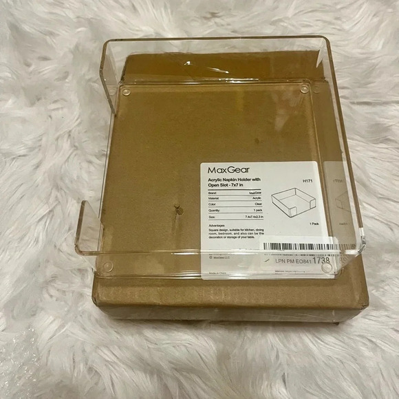 Max gear acrylic napkin holder - Picture 2 of 3